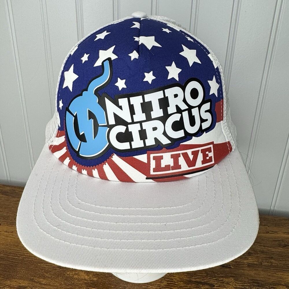 Nitro Circus Live Trucker Hat Mesh Back Snapback Cap